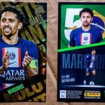 Marquinhos Paris Saint-Germain Holo Giants focis kártya Panini Top Class 2023 fotó