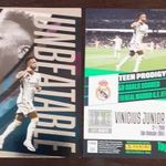 Vinícius Jr. Real Madrid Class Unbeatable focis kártya Panini Top Class 2024 fotó