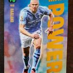 Erling Haaland Manchester City Max Power focis kártya Panini Top Class 2024 fotó