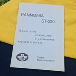 Pannonia ST-250 stabilmotor kezelési utasítása fotó