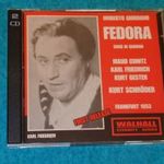 Giordano - Fedora: Frankfurt Radio Orchestra, Schröder, Friedric, Cunitz (Frankfurt 1953) DUPLA CD @ fotó