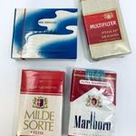 4 csomag retro bontatlan füstszűrős cigaretta: Marlboro Multifilter Gitans MildeSorte 1FT NMÁ fotó