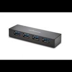 Kensington UH4000C USB 3.2 Gen 1 (3.1 Gen 1) Micro-B 5000 Mbit/s Fekete (K39122EU) fotó