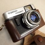 VOIGTLANDER VITORET CAMERA RETRO FÉNYKÉPEZŐGÉP RÉGI NÉMET VASKAR 50 MM OBJEKTíV fotó