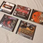 5 db PlayStation 1 játék - Nagyrészt rossz állapotúak fotó