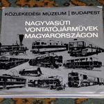 Nagyvasúti vontatójárművek Magyarországon - 1984 vasút mozdony vasúti vontatás motorkocsi album fotó