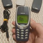 Retro Nokia 3310 Kártyafüggetlen +3 Burkolat + töltő Fellelt állápotban Működőképesen!! fotó