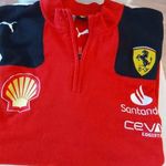 Puma Scuderia Ferrari galléros csapat felső fotó