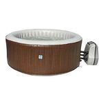 Avenli Nice barna rattan mintás felfújható jakuzzi, 204 × 70 cm, 1000 liter fotó