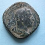 Római Extra ritka Phillipus Elefántos Sestertius Róma fennállásának 1000 évf- 17 gr/27 mm K20 fotó