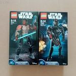 ÉBREDŐ ERŐS Legok: Új, BONTATLAN Star Wars Lego 75116 FINN + 75526 ELIT TIE PILÓTA építhető figura fotó