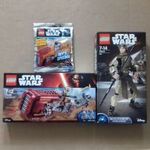 REY : bontatlan Star Wars LEGO 75113 REY és 75099 siklója + zacskós sikló fotó