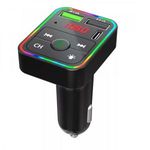 Autós Bluetooth 5.0 FM transmitter F2, kihangosító és USB Mp3 lejátszó fotó