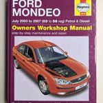 Ford Mondeo II javítási könyv (2003-2007) Haynes fotó