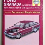 Ford Granada és Scorpio benzines javítási könyv (1985-1994) Haynes fotó