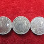 3db 2 PENGŐ 1937, 1938, 1939 EZÜST: 30g EGYBEN ELADÓ ! nsz+ fotó