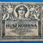 1919 -es 20 Korona Tanácsköztársaság "Augusztusi" változatú bankó Ritkább !!! VG (L0369) fotó