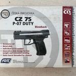 ASG CZ 75 P07 Duty - airsoft fotó