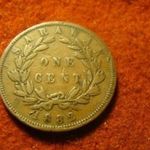 Sarawak 1 cent 1882 fotó