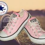 Converse All Star rózsaszín alacsony szárú tornacipő! 27-es méret! fotó