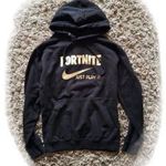 **Nike FORTNITE fekete, kapucnis pulóver (S)** fotó