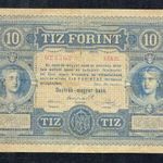 1880 10 Forint - Gulden VF -NT13 fotó