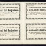 1860 Eger 4 x 5 Osztrák Krajcár XF- -NT04 fotó