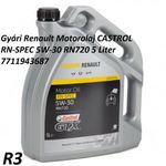 Gyári Renault Motorolaj CASTROL RN-SPEC 5W-30 RN720 5 Liter 7711943687 fotó