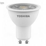 LED lámpa , égő , szpot , GU10 foglalat , 7 Watt , 38° , természetes fehér , TOSHIBA , 5 év garancia fotó