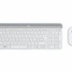 Logitech MK470 Slim Wireless Keyboard and Mouse Combo Off-white UK fotó