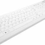 Cherry AK-C8112 Medical Wireless Keyboard White UK fotó