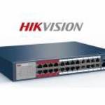 Hikvision Switch PoE - DS-3E0326P-E/M (24 port 100Mbps, 225W, 1 port 1000Mbps combo, L2) - HIKVISION fotó