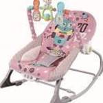 Chipolino Baby Spa rezgő-zenélő pihenőszék 9 kg-ig - Pink fotó