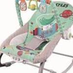 Chipolino Baby Spa rezgő-zenélő pihenőszék 9 kg-ig - Green fotó