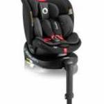 Lionelo Navy I-Size 360° forgatható ISOFIX gyermekülés (40-150cm) - Black Red fotó