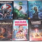 6db-os DVD filmcsomag- Szellemírtók, Zöld lámpás, Aquaman, Felhőkarcoló, Huligán háború, stb. fotó