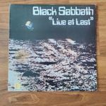 Black Sabbath / Live At Last LPS 1019 fotó