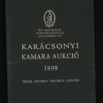 BÁV karácsonyi kamara aukció árverési katalogus 1999 fotó