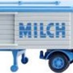 Wiking 052004 H0 Tehergépjármű modell Magirus S3500 hűtős nyerges teherautó Moha-Milk fotó