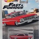 Hot wheels prémium. 61 Impala. Fém alj - gumikerekek. !!!!!!!!!!!!!! fotó