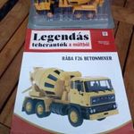 RÁBA F26 BETONMIXER 1981 év DeAgostini 1: 43 Magyar teherautók sorból 17 szám. fotó