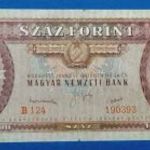 1949 -es 100 Forint Rákosi Címeres bankó Ritkább !!!! VF (L0448) fotó