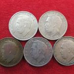 5db SZÉCHENYI 10 FORINT 1948 EZÜST: 100g/500 EGYBEN ELADÓ ! kiv-, oxidfolt fotó