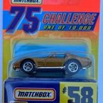 Matchbox MB097 #58 Corvette T-Top 75 Challenge 1997 Gold Edition, hibátlan fotó