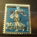 Memel 1922 postatiszta** MI57 kat.ár 45 euro fotó