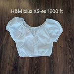 H&M fehér blúz XS-es fotó