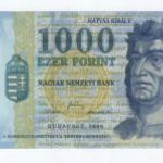 2000 1000 forint Millenium DC UNC fotó