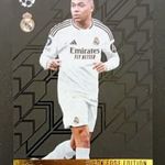 Kylian Mbappé Real Madrid Black Edge Edition focis kártya Match Attax 2025 fotó