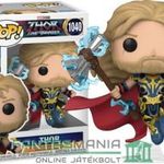 10cmes Funko POP 1040 Marvel Thor figura ugró pózban Stormbringer kalapáccsal - Love and Thunder / S fotó