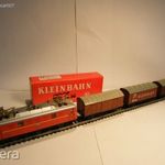 H0 Kleinbahn ÖBB Ausztria 2 motoros 1041.06 villanymozdony vagonokkal, vasútmodell fotó